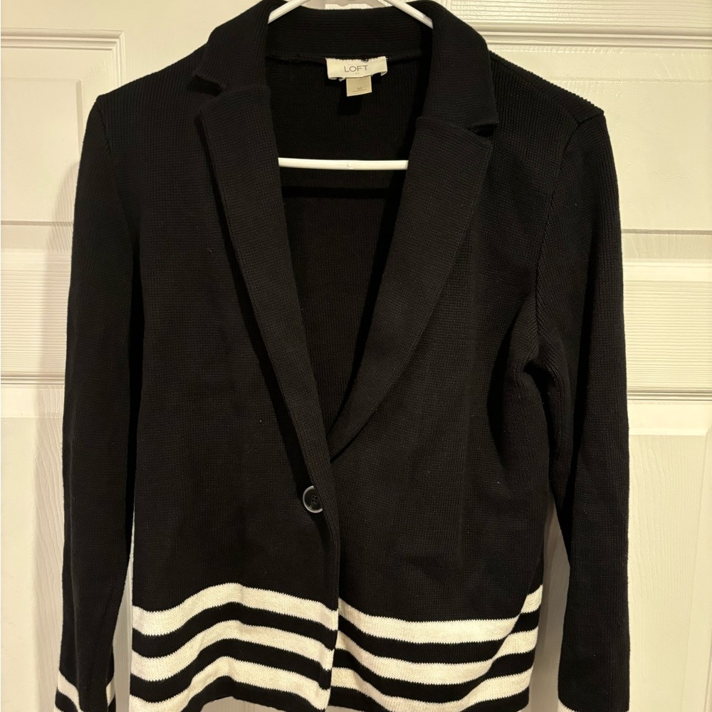 Loft sweater blazer size medium